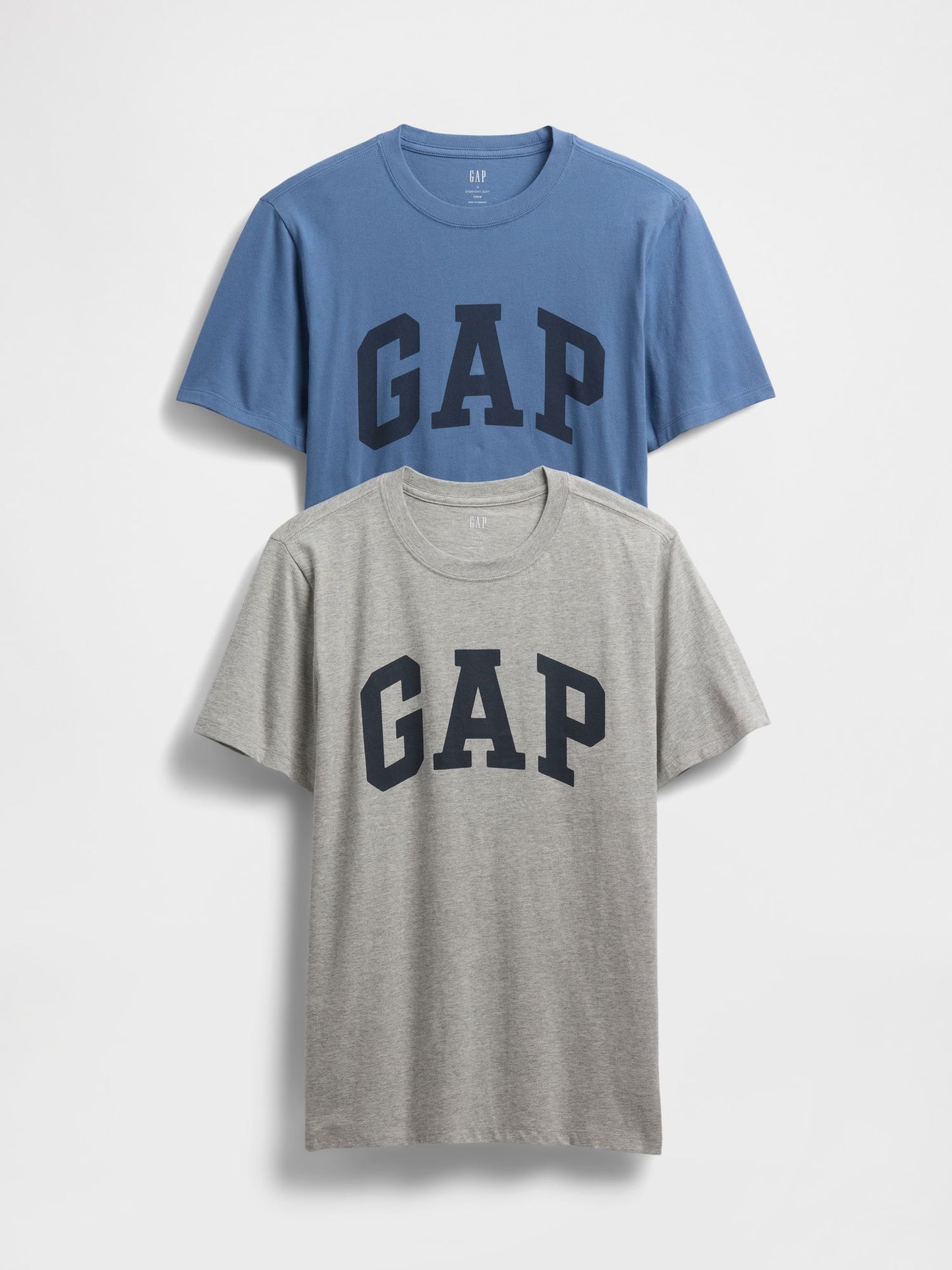 Gri Everyday Soft Gap Logo 2'li T-shirt Seti