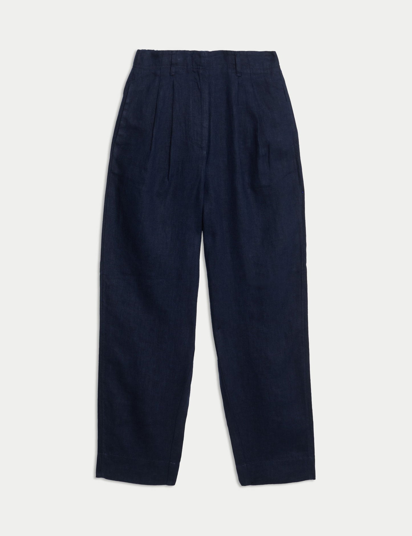 Saf Keten Tapered Pantolon