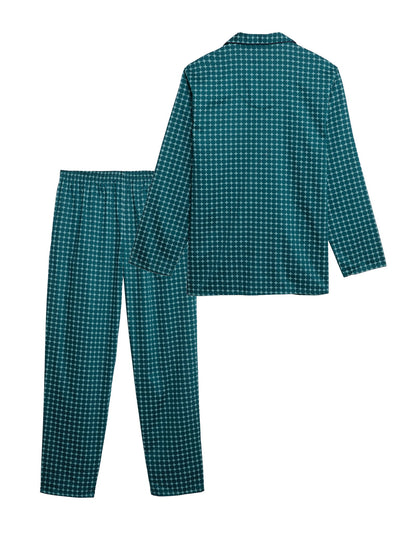 Pamuklu Desenli Pijama Takımı