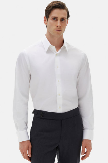 Damat Comfort Beyaz Düz Gömlek