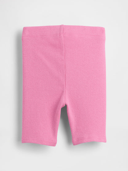 Pembe Mix & Match Fitilli Biker Şort