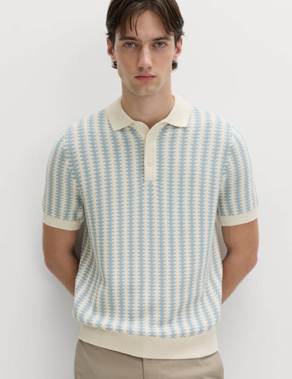 Saf Pamuklu Polo Yaka T-shirt