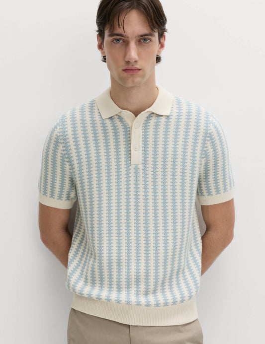 Saf Pamuklu Polo Yaka T-shirt