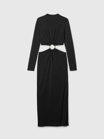 Siyah Gap × Cult Gaia Cutout Midi Elbise
