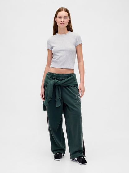 Koyu Yeşil Stranger Things Yetişkin Heavyweight Baggy Pantolon