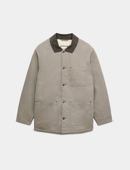 Peluş Astarlı Denim Barn Ceket