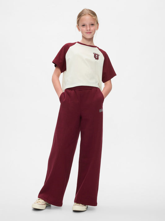 Bordo Gap Logo Vintage Soft Baggy Eşofman Altı