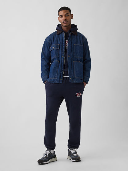 Lacivert Vintagesoft Terry Gap Logo Relaxed Jogger Eşofman Altı
