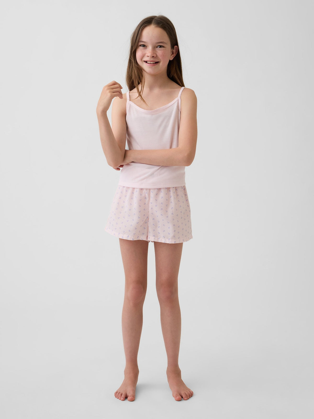 Açık Pembe %100 Recycled Pijama Takımı