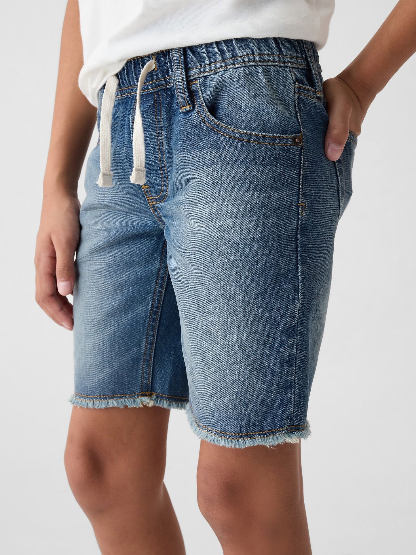 Mavi Slim Denim Pull-on Şort