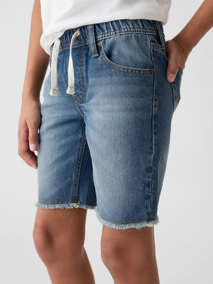 Mavi Slim Denim Pull-on Şort