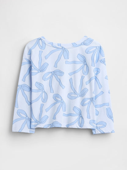 Açık Mavi Mix & Match Drop-shoulder T-shirt