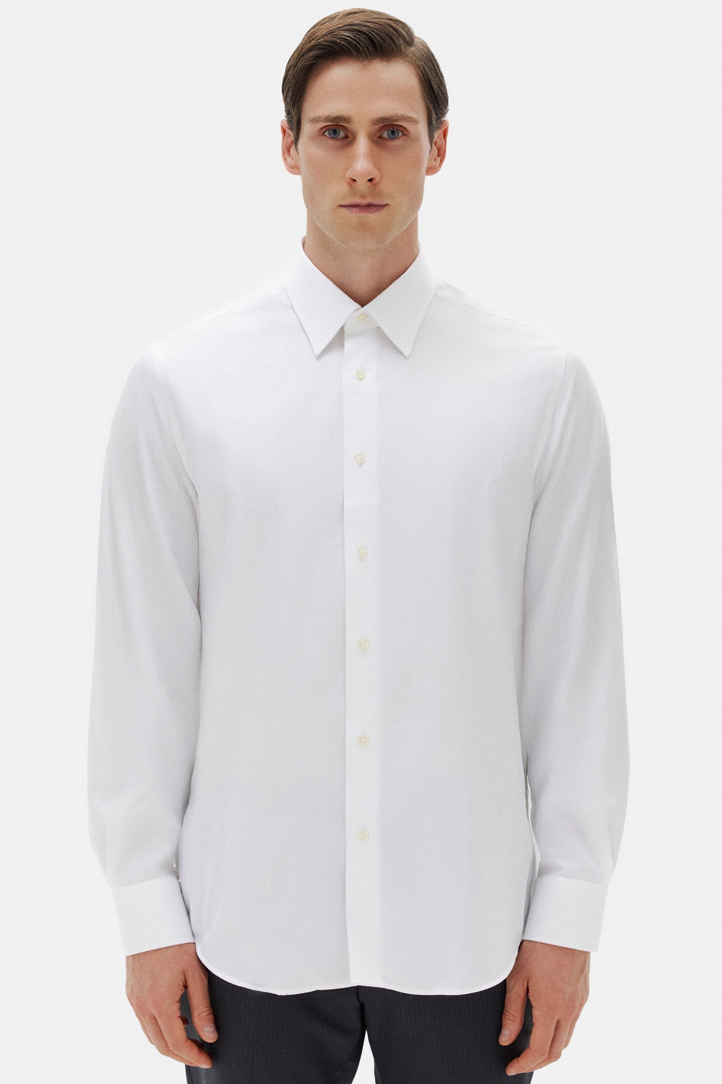Damat Comfort Beyaz Düz Gömlek