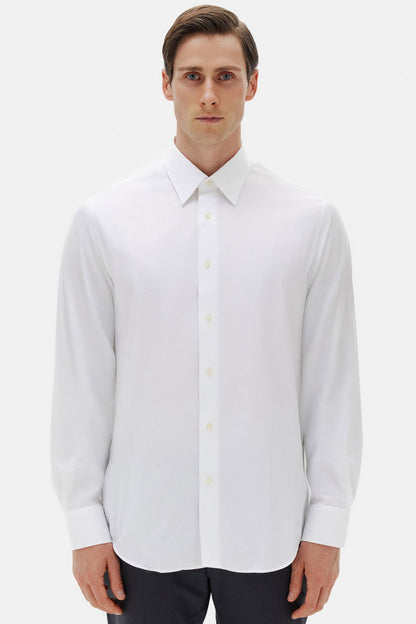 Damat Comfort Beyaz Düz Gömlek