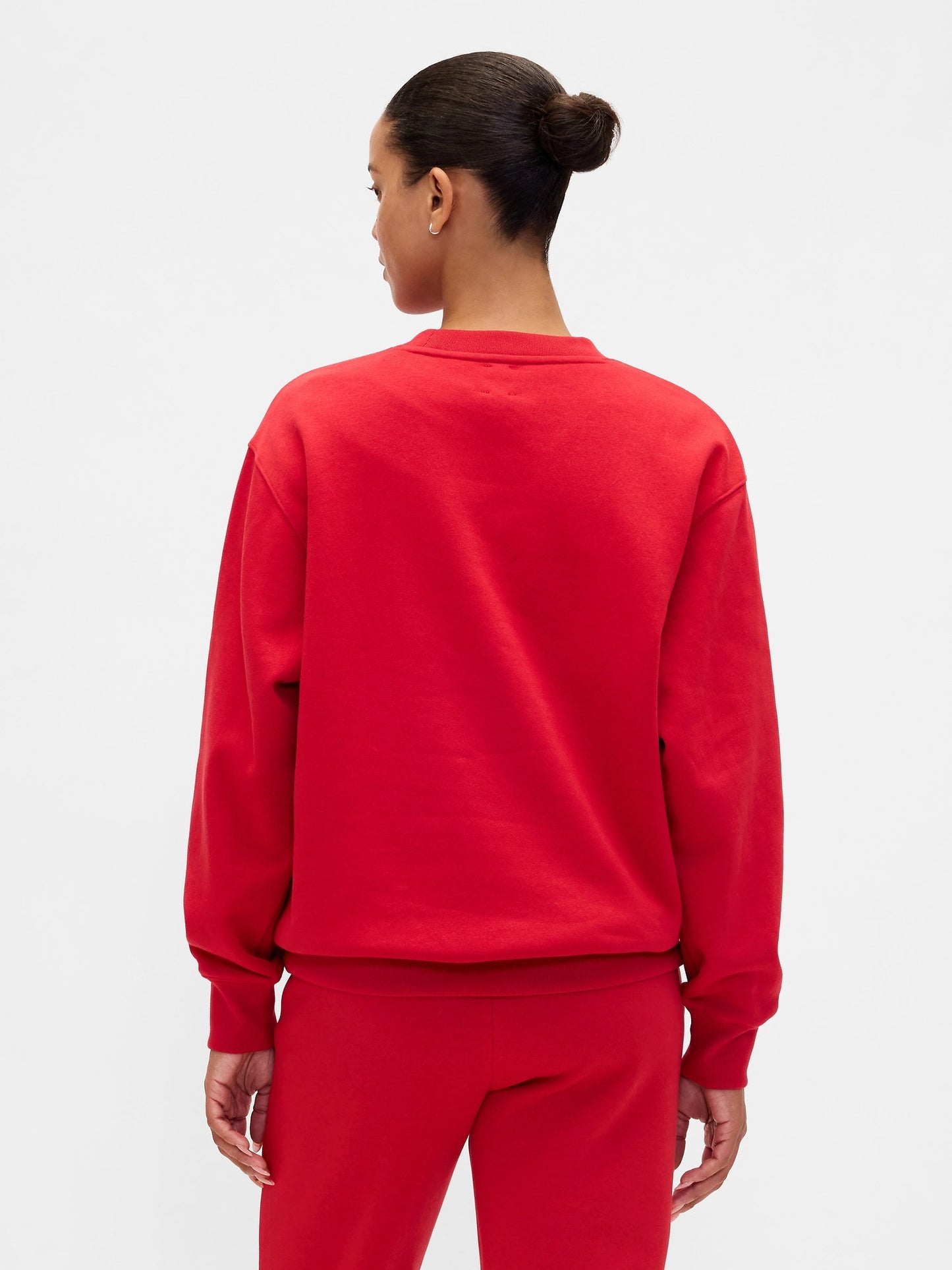 Kırmızı Vintagesoft Gap Logo Tunik Sweatshirt