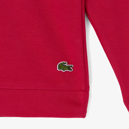 Lacoste Çocuk Uzun Kollu Bisiklet Yaka Baskılı Pembe T-shirt