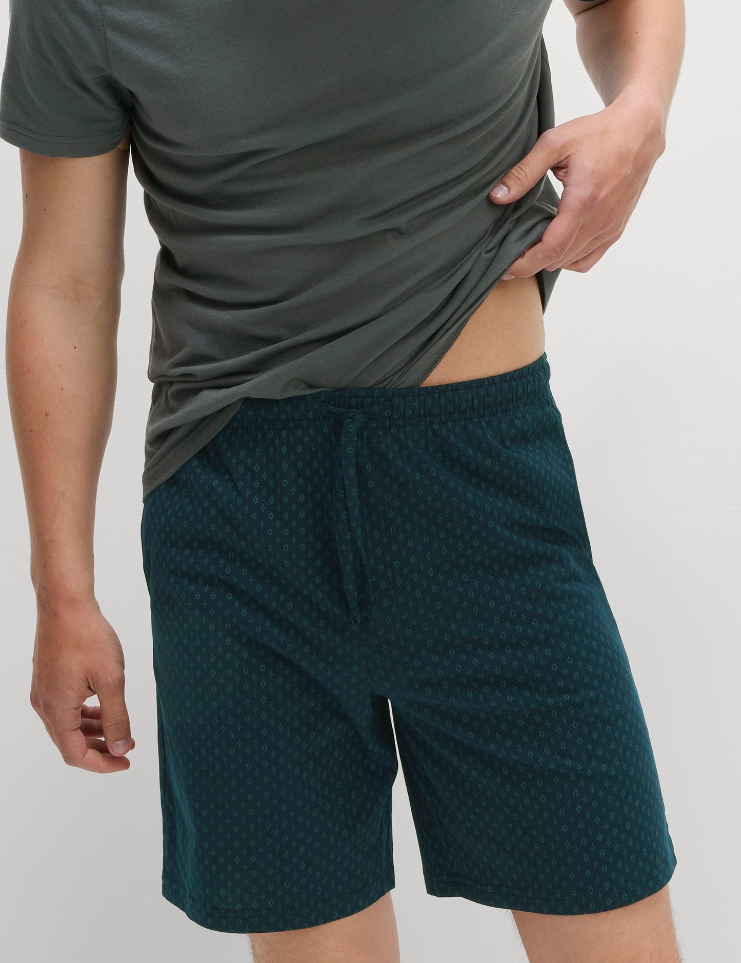 Pure Cotton Geometrik Desenli Pijama Takımı