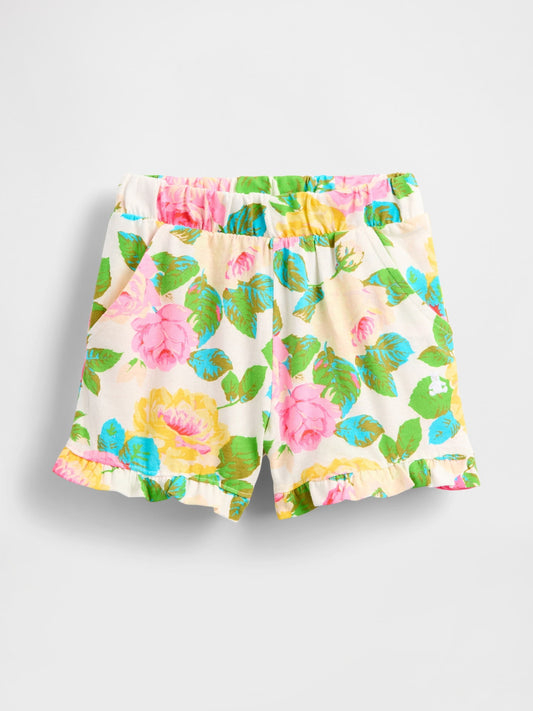 Çok Renkli Mix & Match Ruffle Şort