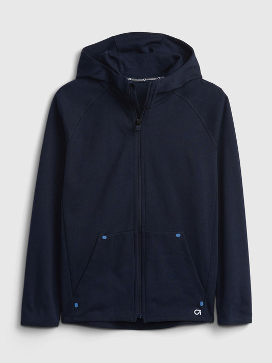 Lacivert GapFit Kids Kapüşonlu Sweatshirt
