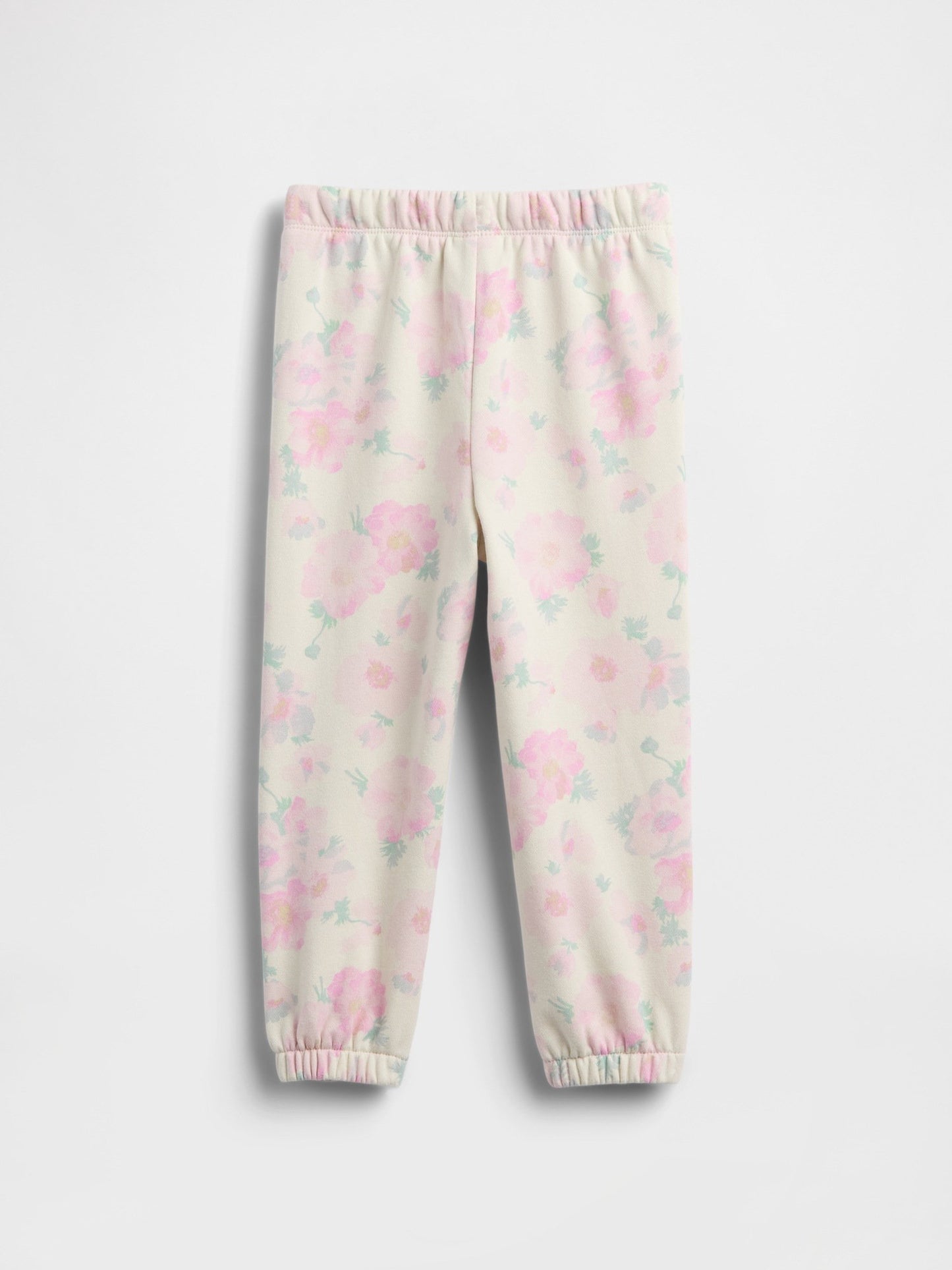 Beyaz Relaxed Logo Fransız Havlu Kumaş Pull-on Jogger Eşofman Altı