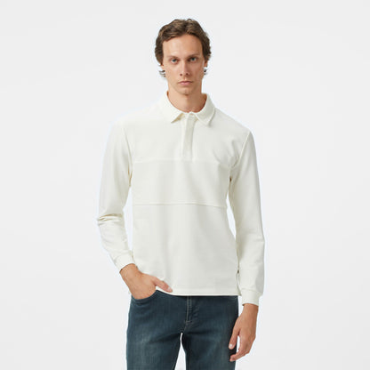 Nautica Erkek Ekru Classic Fit Polo
