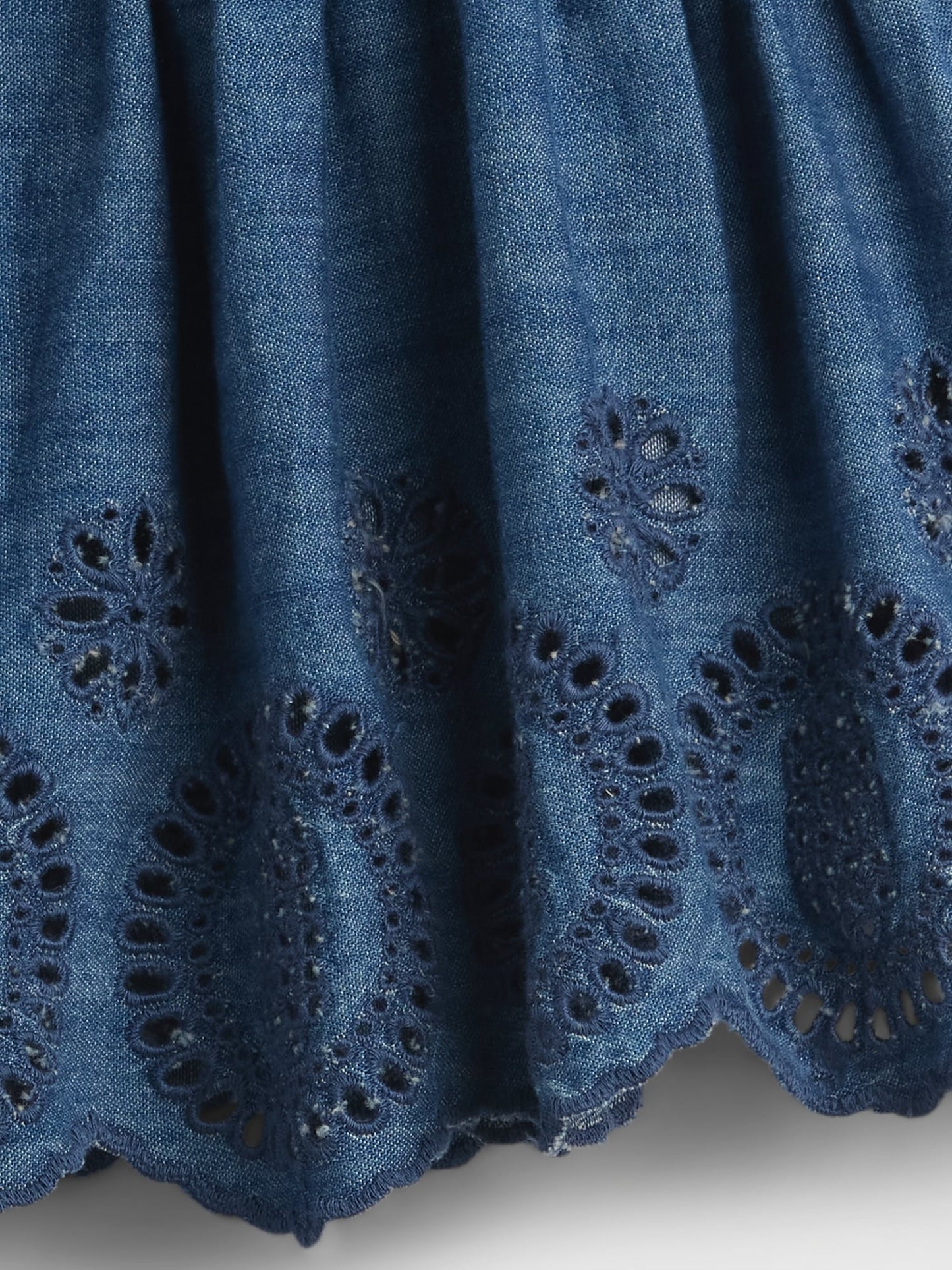 Mavi Denim Eyelet Outfit Set