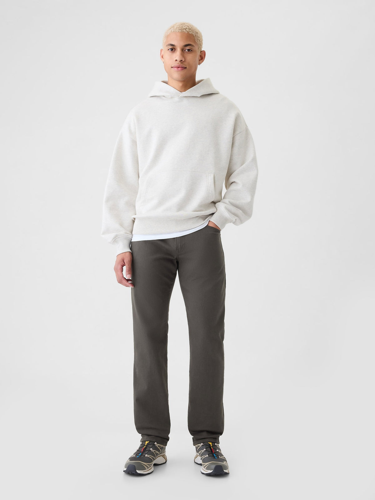 Siyah Straight Fit City Jean Pantolon