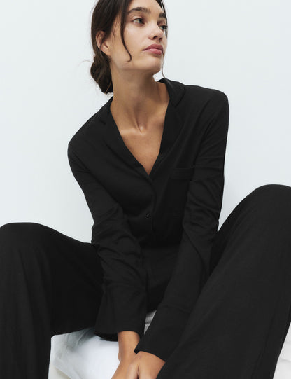 Pamuk Modal Karışımlı Pijama Takımı