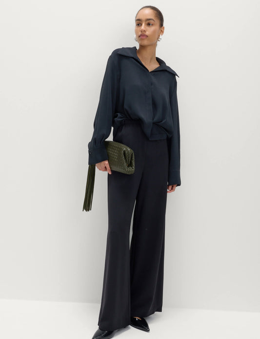 Yüksek Bel Wide Leg Pantolon
