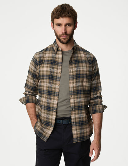 Regular Fit Ekose Desenli Gömlek