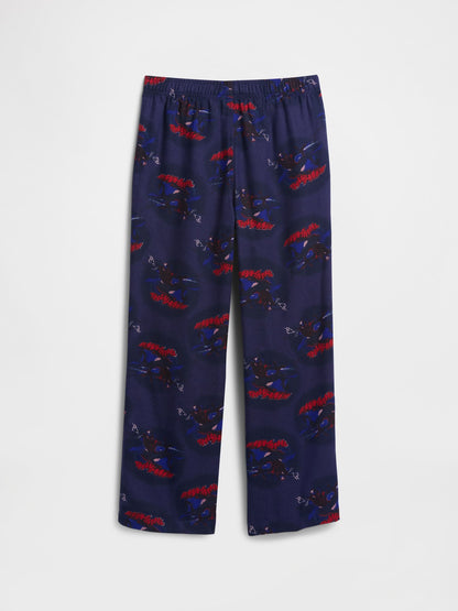 Mavi Gap × Marvel Spider-man 100% Geri Dönüştürülmüş Pijama Altı