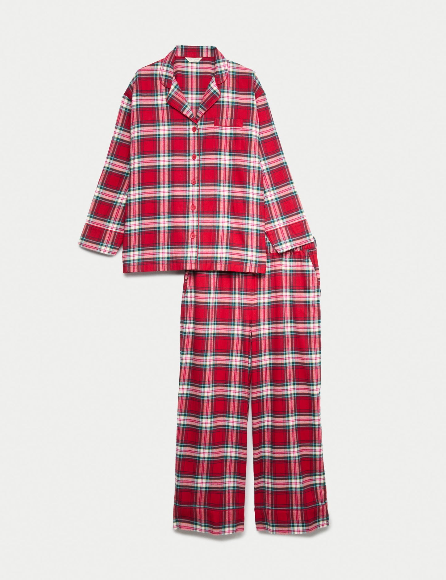 Pamuklu Kareli Pijama Takımı