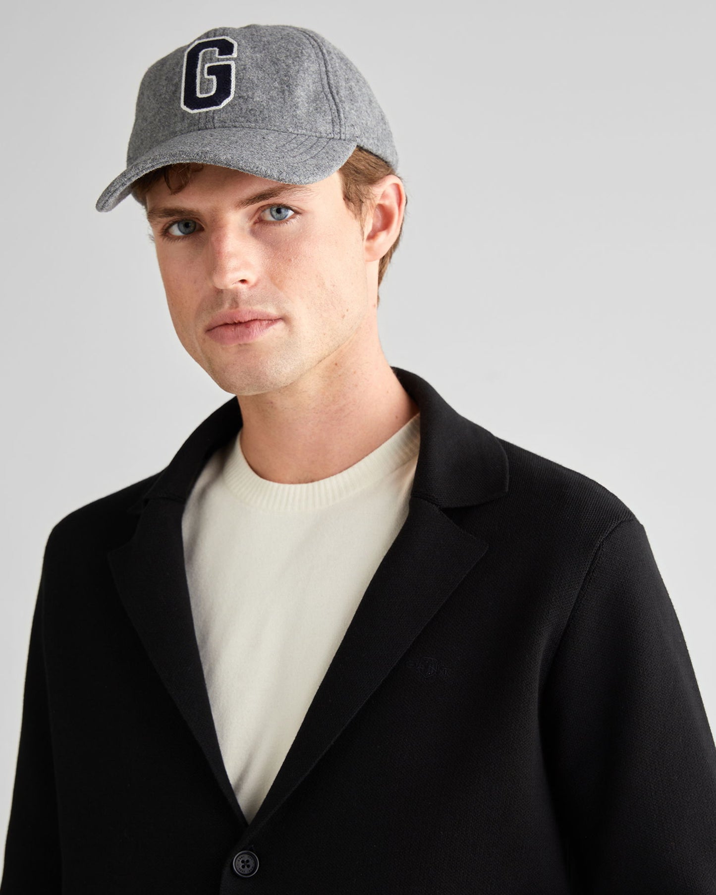 Gant Erkek Siyah Relaxed Fit Kruvaze Mont