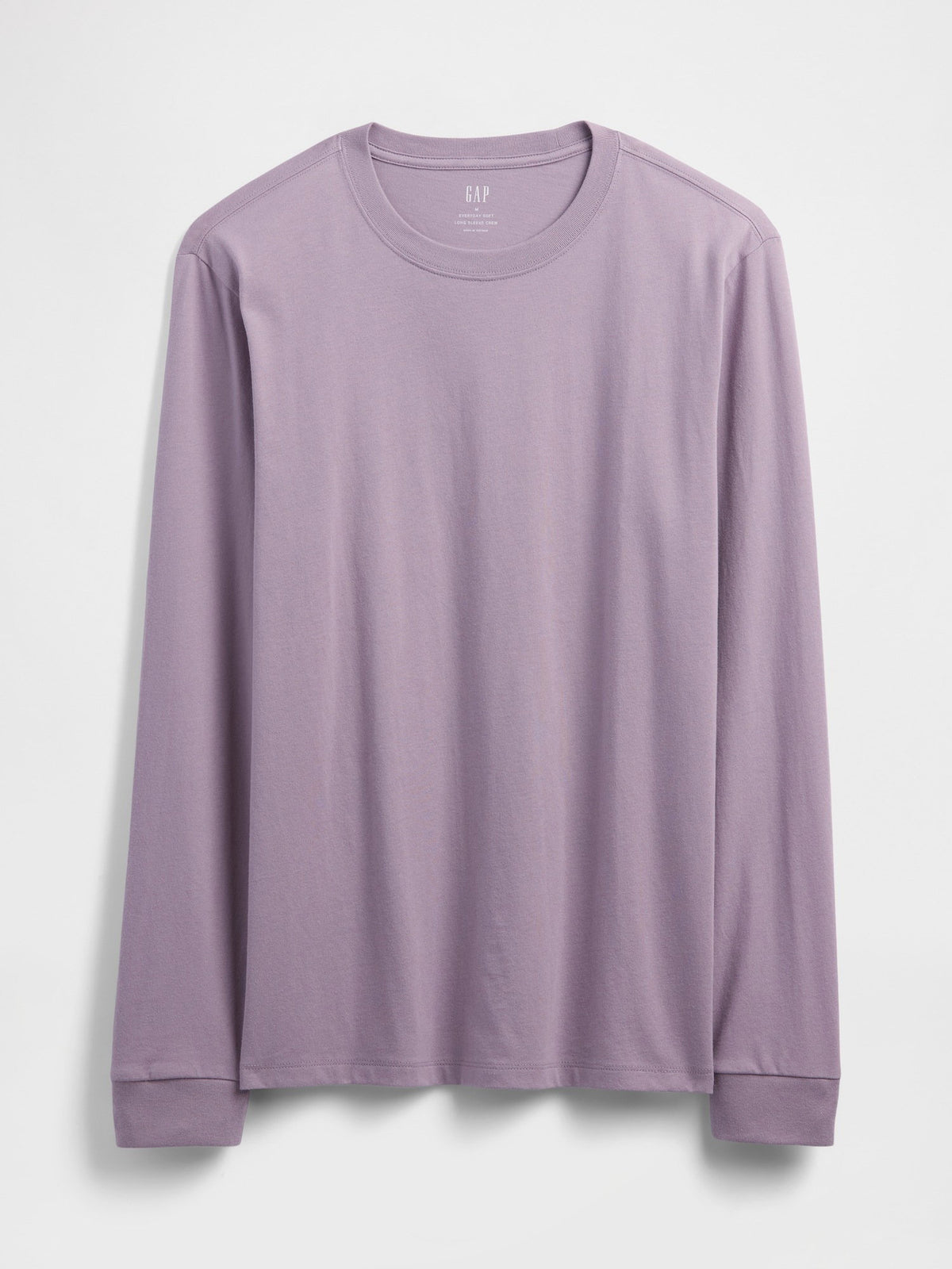 Açık Lila Everyday Soft Bisiklet Yaka T-shirt