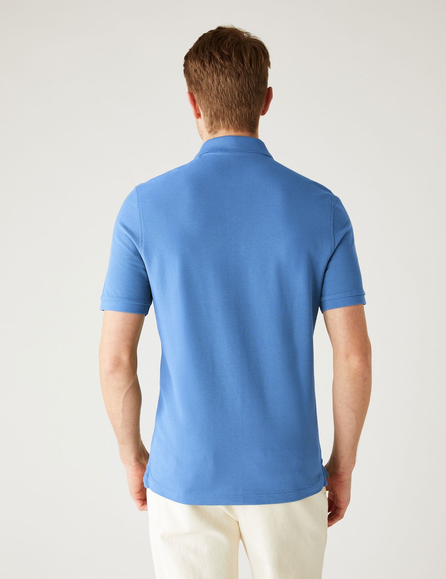 Saf Pamuklu Polo Yaka T-shirt