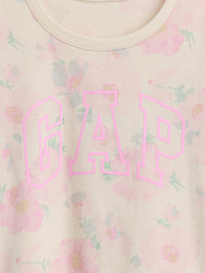 Bej Grafik Baskılı T-shirt