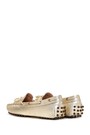 Altın Kadın Deri Metalik Loaferaltın Kadın Deri Metalik Loafer -        23sfd290632