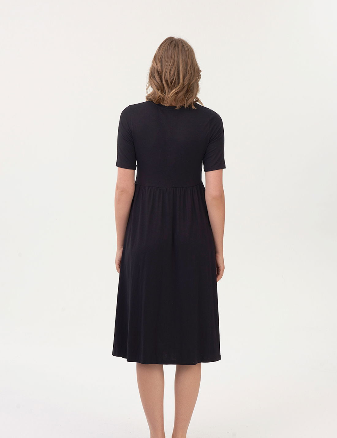 Relaxed Fit Midi Örme Elbise