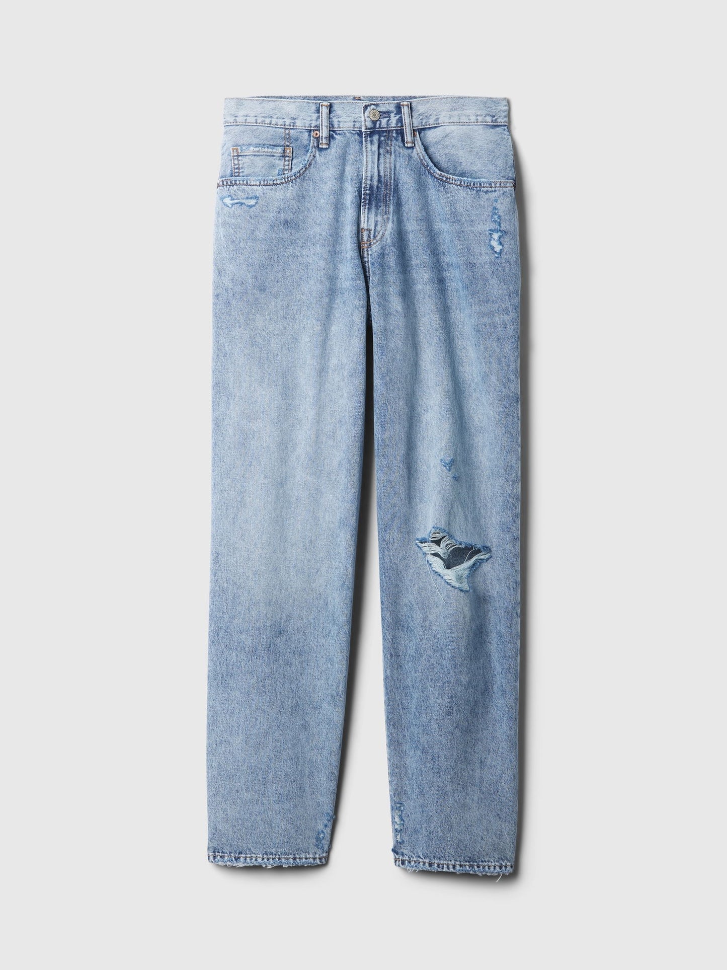 Açık Mavi Baggy Jean Pantolon