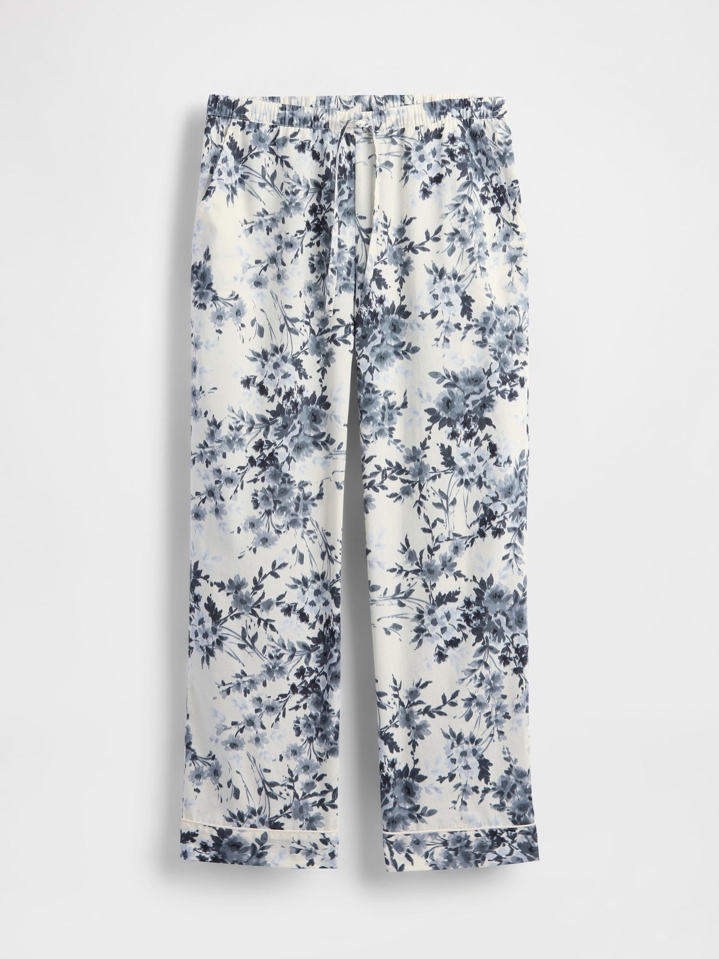 Açık Gri Poplin Pijama Altı