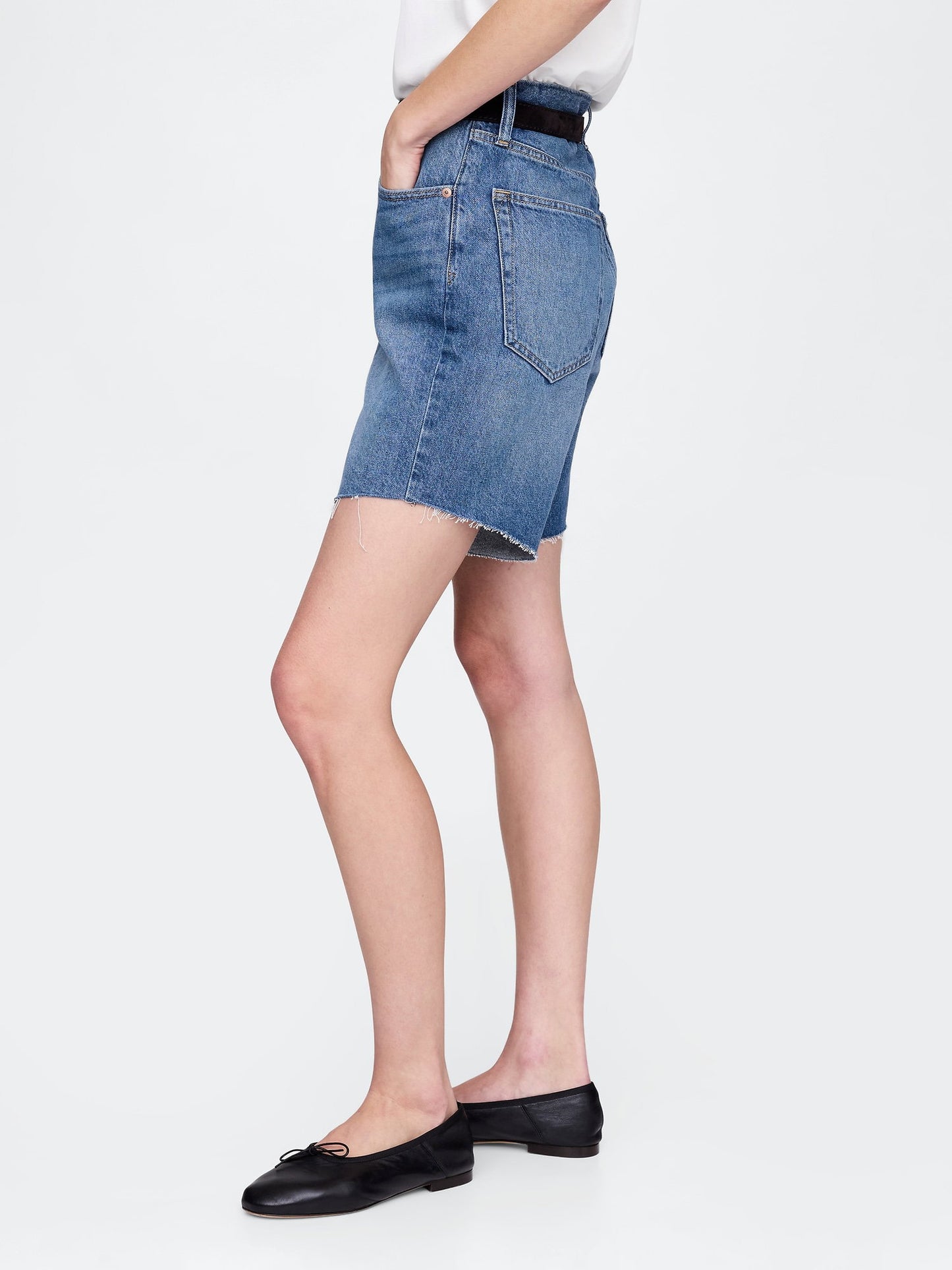 Mavi 8 Mid Rise '90s Loose Denim Bermuda Şort