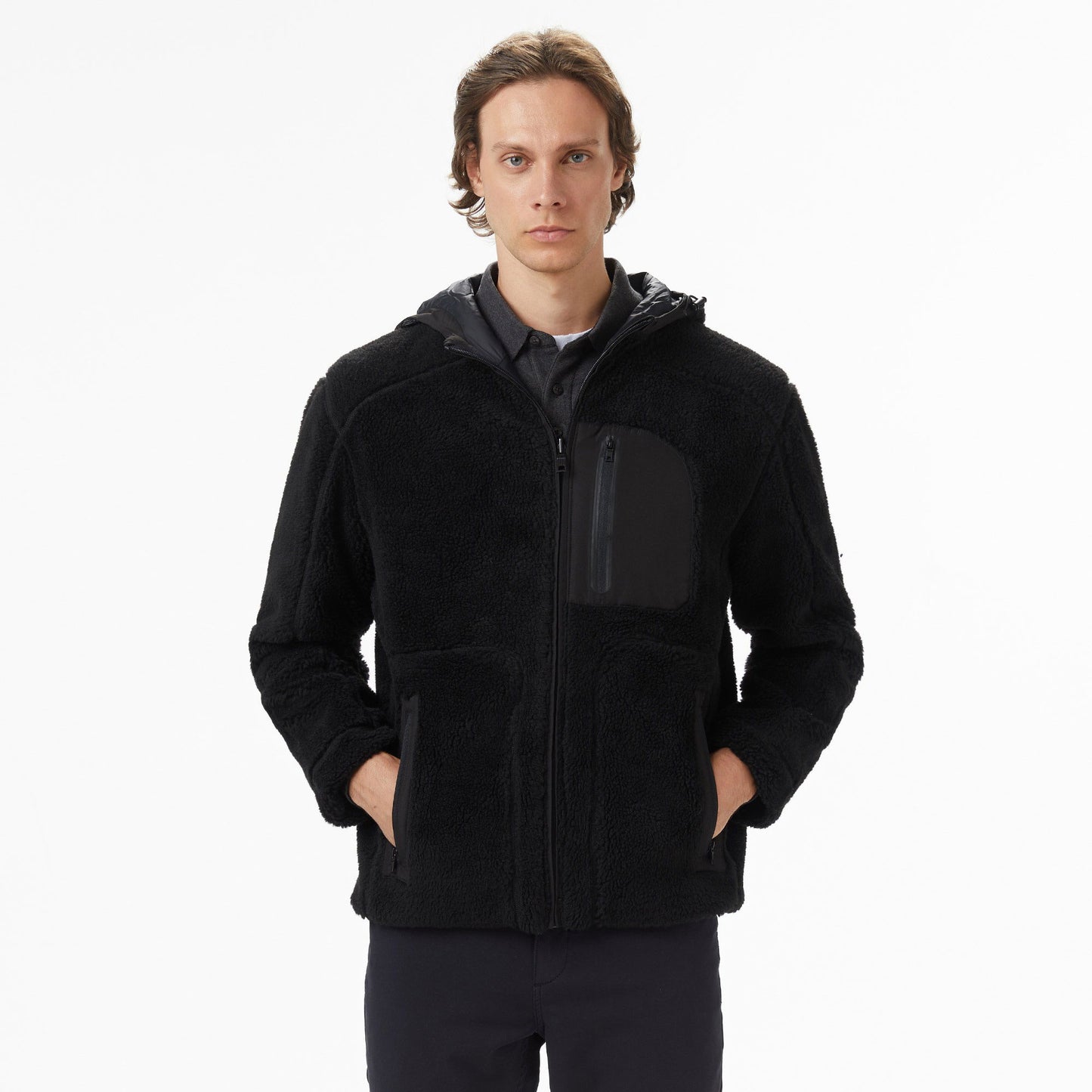 Nautica Erkek Siyah Regular Fit Mont