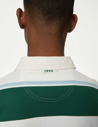 Saf Pamuklu Kısa Kollu Polo Yaka T-shirt
