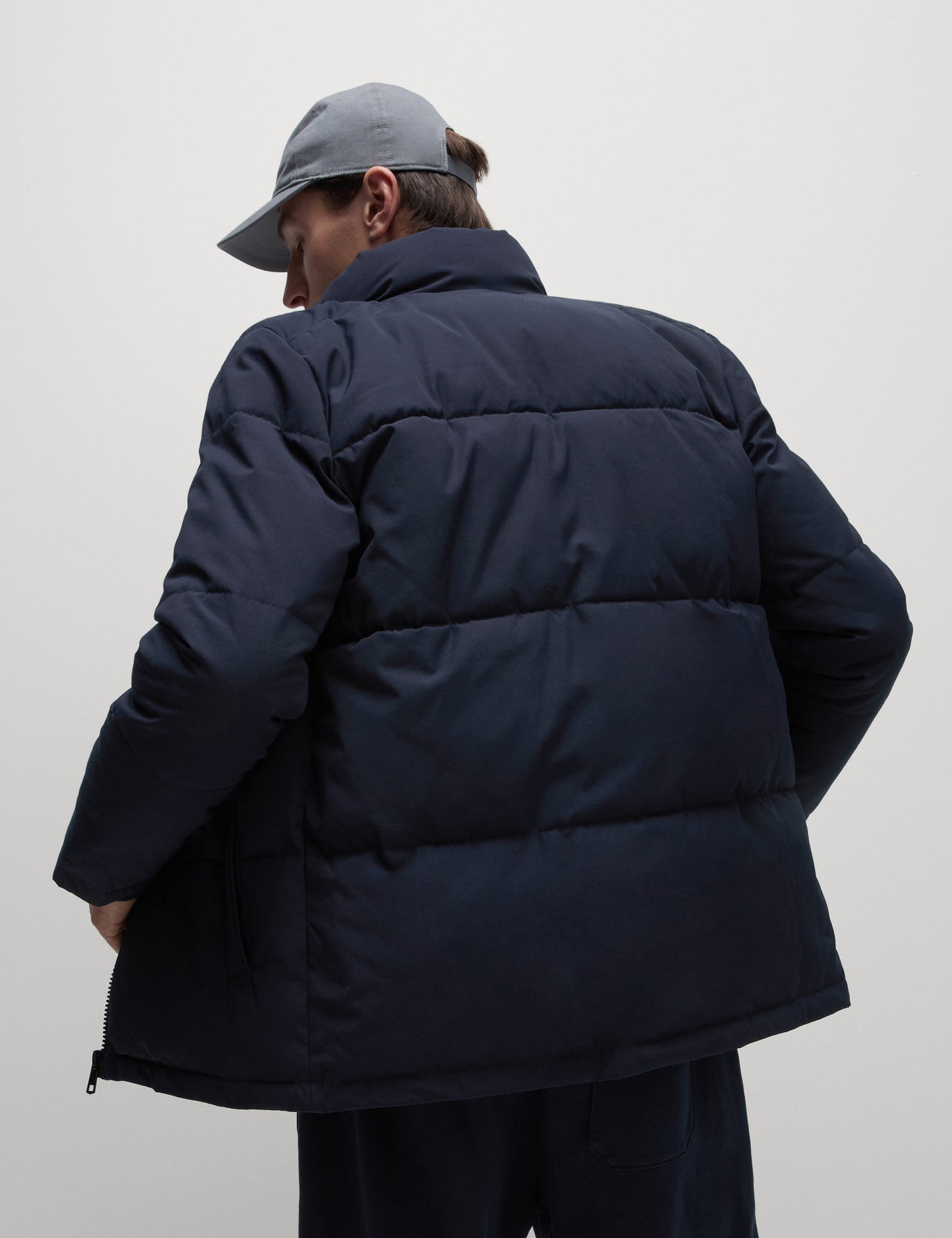 Thermowarmth™ Özellikli Çift Yaka Şişme Ceket