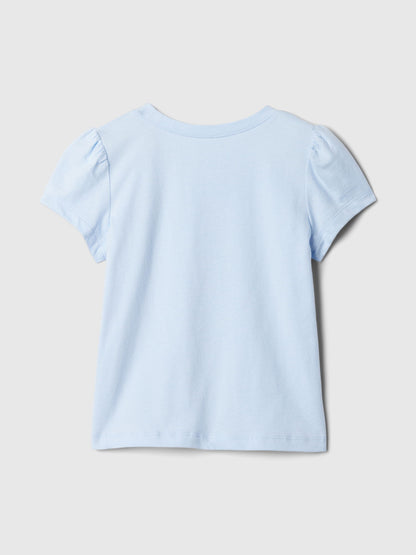 Açık Mavi Mix & Match Grafikli T-shirt