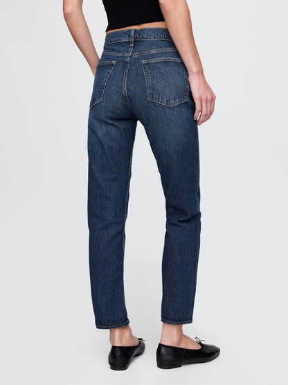 Mavi High Rise Cheeky Straight Washwell Jean Washwell