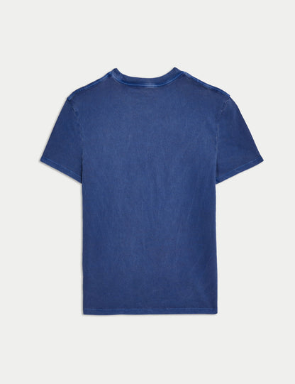 Saf Pamuklu Kısa Kollu T-shirt (6-16 Yaş)