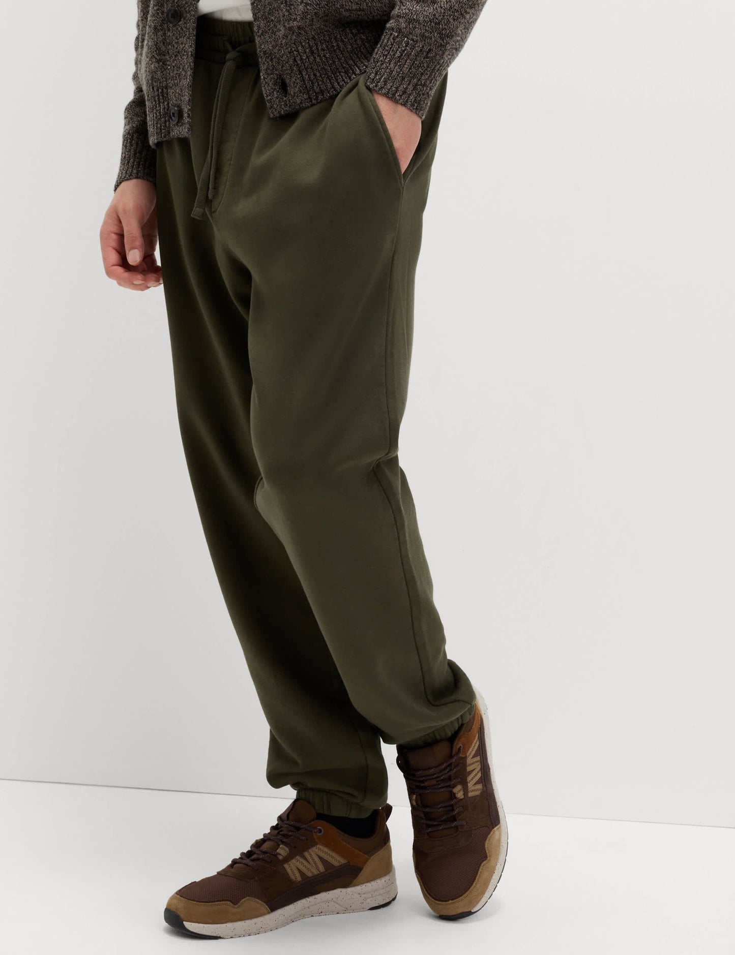 Saf Pamuk Jogger Pantolon