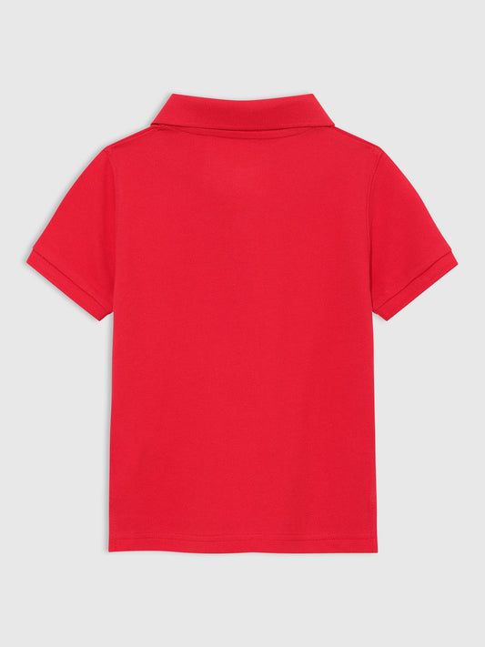 Kırmızı Gap Logo Polo Yaka T-shirt