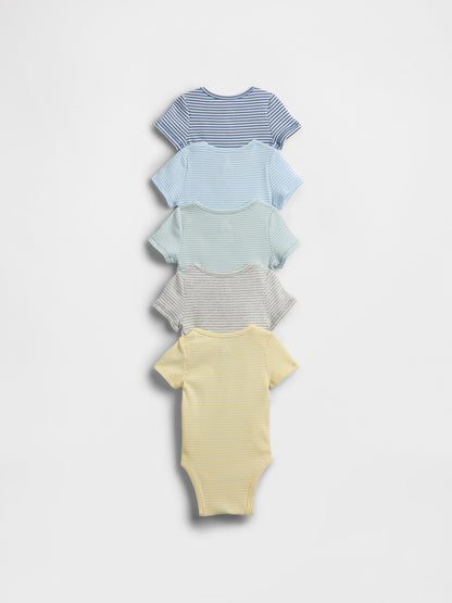 Çok Renkli First Favorites Tinyrib Bodysuit (5’li)